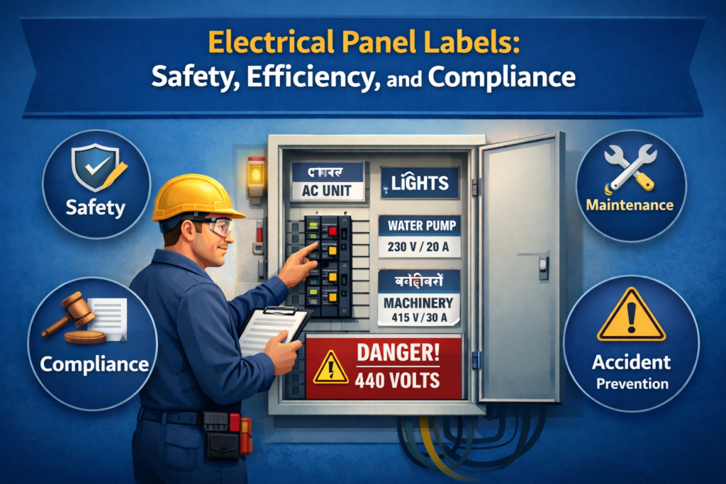Electrical Panel Label