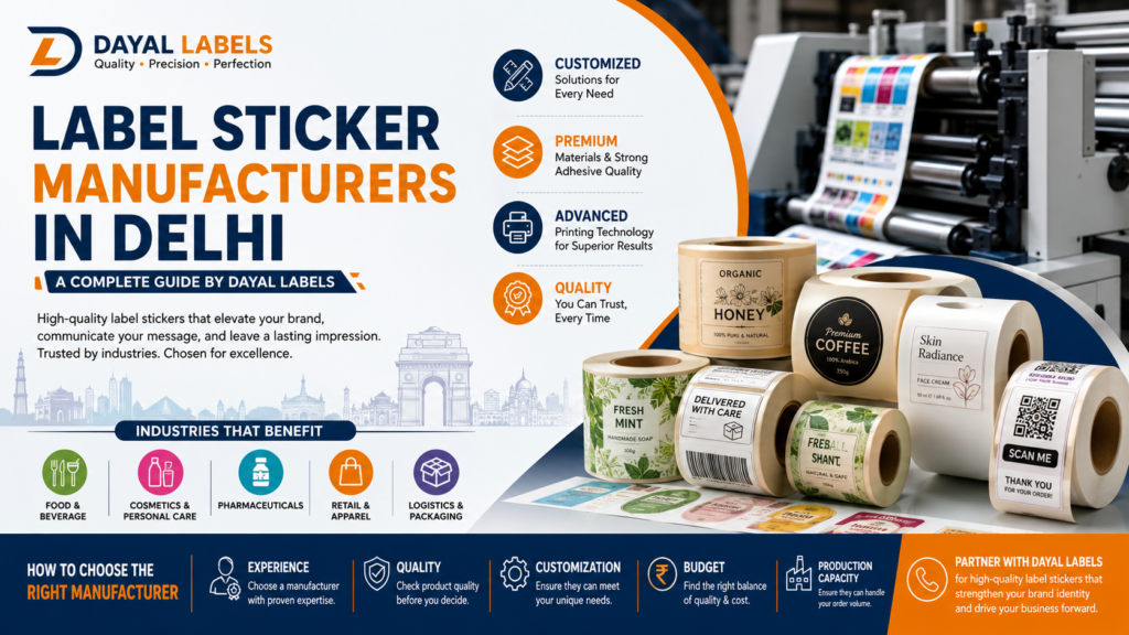 Label Sticker Manufacturers in Delhi