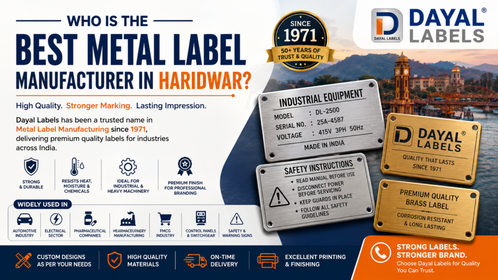 Who is the Best Metal Label Manufacturer in Haridwar